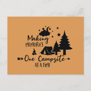 Herinneringen maken één kampeerplaats per Briefkaa Briefkaart