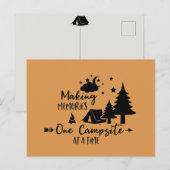 Herinneringen maken, één kampeerplaats tegelijk An Briefkaart (Voorkant / Achterkant)