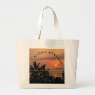Herinneringen Maken, Eén Zonsondergang per Keer, T Grote Tote Bag