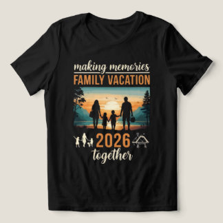 Herinneringen Maken Familievakantie 2026 Samen T-S Tri-Blend Shirt
