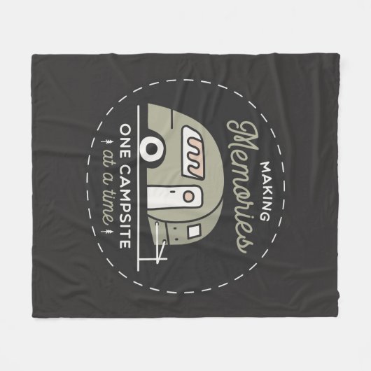 Herinneringen maken Fleece Deken (Voorkant (Horizontaal))