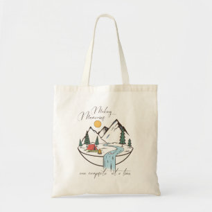 Herinneringen maken Kamperen Tote Bag