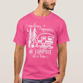 Herinneringen maken Lake Camping River Outdoors Le T-shirt