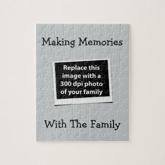 Herinneringen maken met de eigen foto van de famil legpuzzel