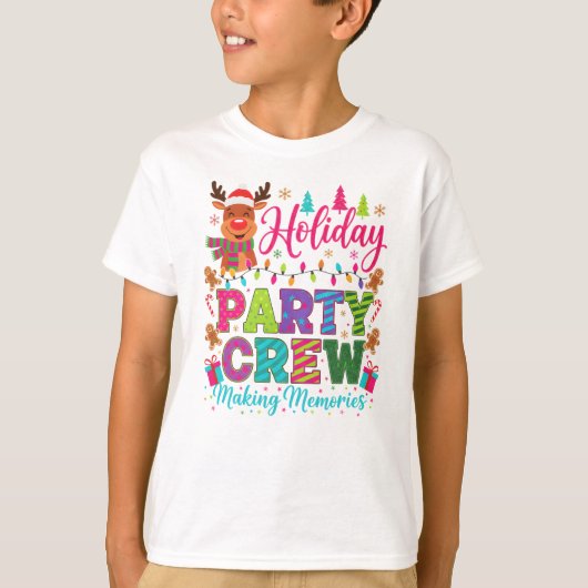 "Herinneringen maken met de vakantiegroep" T-shirt (Voorkant)
