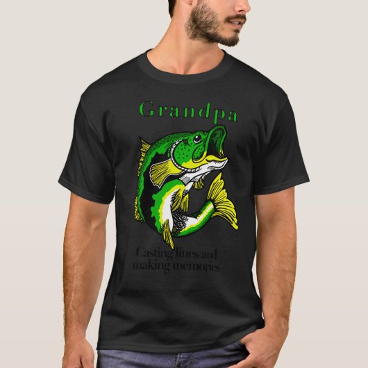 Herinneringen maken met opa t-shirt (Voorkant)