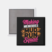 Herinneringen maken modderloop squad moddermeisje magneet (Voorkant / Achterkant)