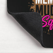 Herinneringen maken modderloop squad moddermeisje  muismat (Hoek)