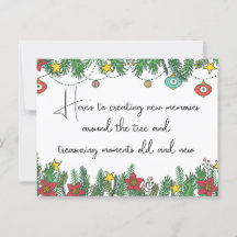 Herinneringen maken rond de kerstboom