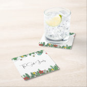 Herinneringen maken rond de kerstboom kartonnen onderzetters (Insitu)