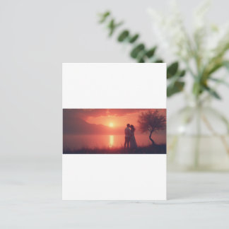 Herinneringen met dierbaren briefkaart