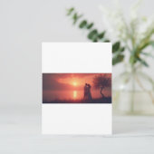 Herinneringen met dierbaren briefkaart (Staand voorkant)