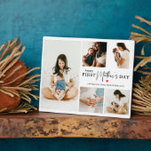 Herinneringen met je pasgeborene: 1e Moederdag Fot Fotoplaat (Zijkant)