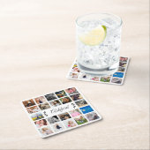 Herinneringen Moderne 22 Foto Collage & aangepaste Kartonnen Onderzetters (Insitu)