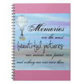 Herinneringen Notitieboek Hete Luchtballon Sky (Voorkant)