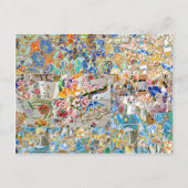 Herinneringen. Park Güell. Geweldig mozaïek. Deel Briefkaart (Voorkant)