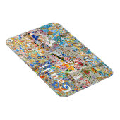 Herinneringen. Park Güell. Geweldig mozaïek. Deel Magneet (Rechterzijde)