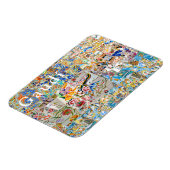 Herinneringen. Park Güell. Geweldig mozaïek. Deel Magneet (Linkerzijde)