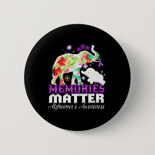 Herinneringen Probleem Heimer's Awareness 1 Ronde Button 5,7 Cm (Voorkant)