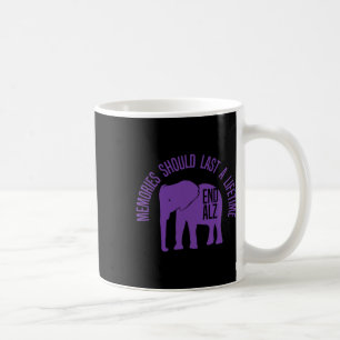 Herinneringen probleem Paarse olifant en tekst Hei Koffiemok