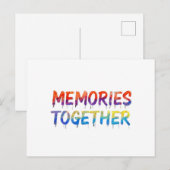 Herinneringen Samen Briefkaart (Voorkant / Achterkant)