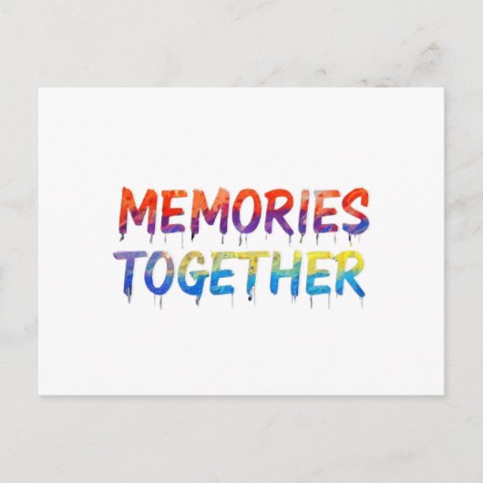 Herinneringen Samen Briefkaart (Voorkant)