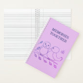 Herinneringen Samen Dagboek Notitieboek (Binnen)