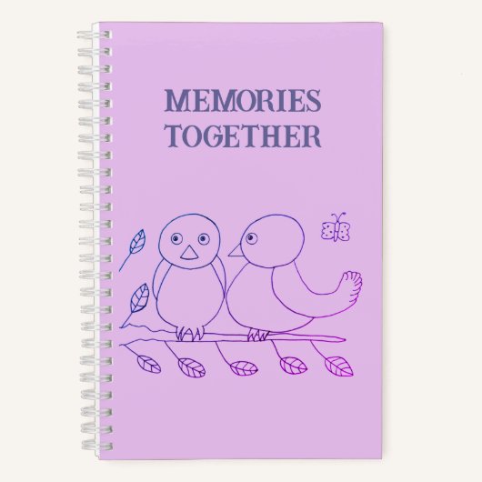 Herinneringen Samen Dagboek Notitieboek (Voorkant)