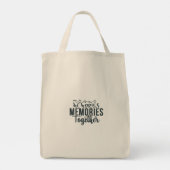 Herinneringen samen - elk moment koesteren tote bag (Achterkant)