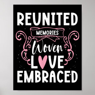 Herinneringen Samengevoegd Omarmde Liefde Familie Poster