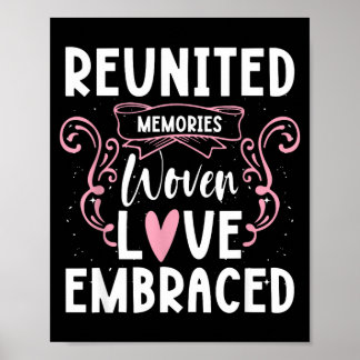 Herinneringen Samengevoegd Omarmde Liefde Familie Poster