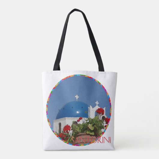 Herinneringen Santorini Tote Bag (Achterkant)