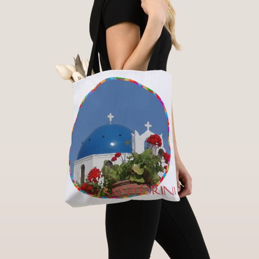 Herinneringen Santorini Tote Bag (Dichtbij)