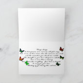 Herinneringen - Sorry voor de verloren Butterfly-s Kaart (Binnen)