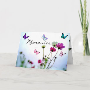 Herinneringen - Sorry voor de verloren Butterfly-s Kaart