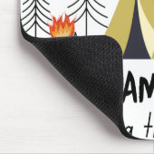 herinneringen tegelijk één kampeerplaats maken muismat (Hoek)