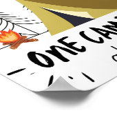 herinneringen tegelijk één kampeerplaats maken poster (Hoek)