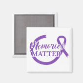 Herinneringen Tellen, Stop Alzheimer Magneet (Voorkant / Achterkant)