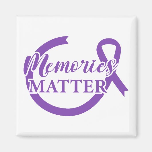 Herinneringen Tellen, Stop Alzheimer Magneet (Voorkant)