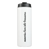 Herinneringen thermische getumbler thermosbeker (Voorkant)