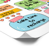 Herinneringen U bent voldoende mentaal gezondheids Poster (Hoek)