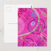 Herinneringen uit de Kindertijd Abstracte Kunst  Briefkaart (Voorkant / Achterkant)