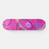 Herinneringen uit de Kindertijd Abstracte Kunst Persoonlijk Skateboard (Horizontaal)
