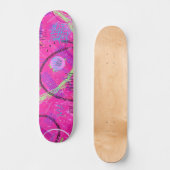 Herinneringen uit de Kindertijd Abstracte Kunst Persoonlijk Skateboard (Voorkant)