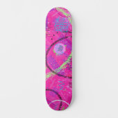 Herinneringen uit de Kindertijd Abstracte Kunst Persoonlijk Skateboard (Voorkant)