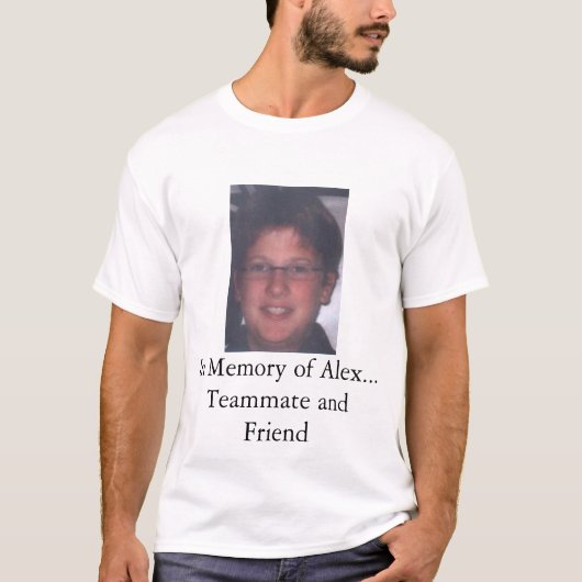 Herinneringen van Alex T-shirt (Voorkant)