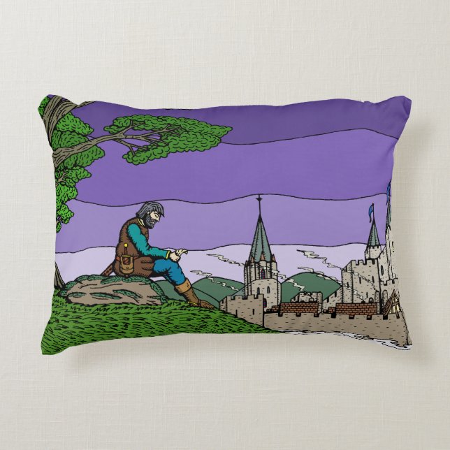 Herinneringen van Camelot Accent Kussen (Voorkant)