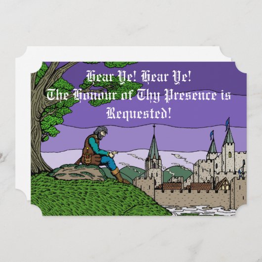 Herinneringen van Camelot Kaart (Voorkant / Achterkant)