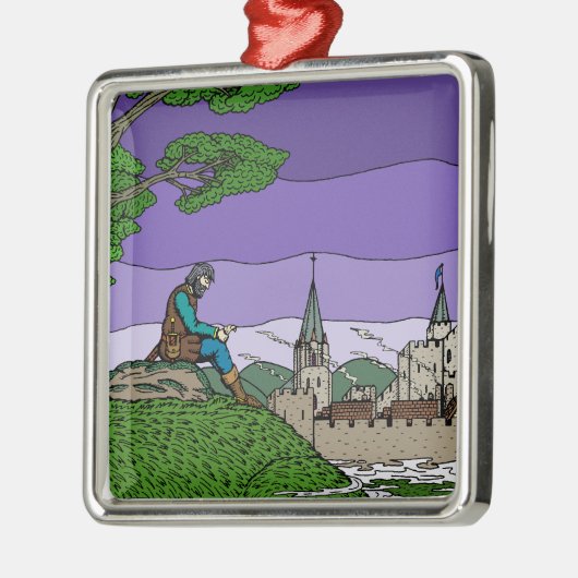 Herinneringen van Camelot Metalen Ornament (Links)