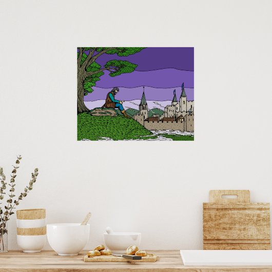 Herinneringen van Camelot Poster (Keuken)